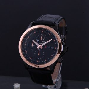 Luxusné pánske hodinky Curren v čiernej farbe