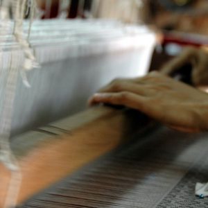 Výroba hodvábnej tkaniny - www.malovany-hodvab.sk