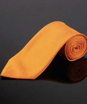 Elegantný set - kravata, vreckovka a manžetové gombíky v žltej farbe