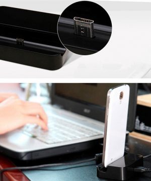 Luxusný mikro USB stojan/nabíjačka na mobil
