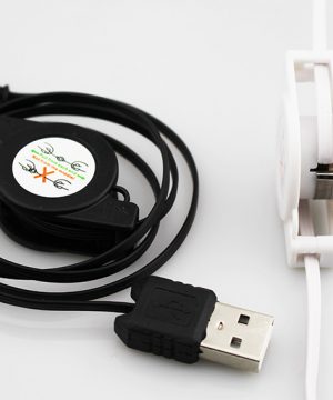 Šikovný a praktický USB - micro USB kábel , rolovací, 1m