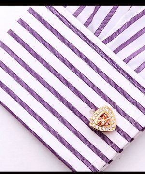 Luxusné kvalitné pozlátené manžety s kryštálmi