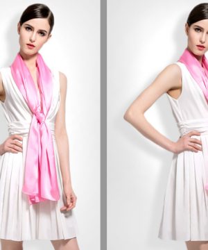 Hodvábny šál zo 100% hodvábu vo viac farbách 180 x 90 cm