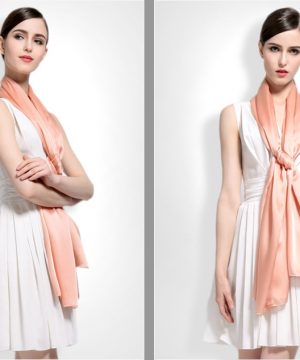 Hodvábny šál zo 100% hodvábu vo viac farbách 180 x 90 cm