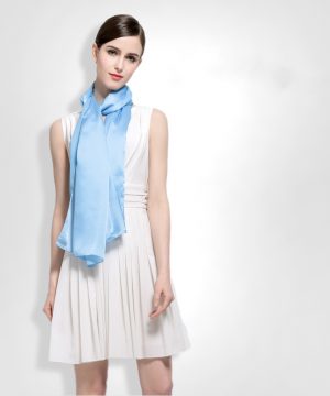 Hodvábny šál zo 100% hodvábu vo viac farbách 180 x 90 cm