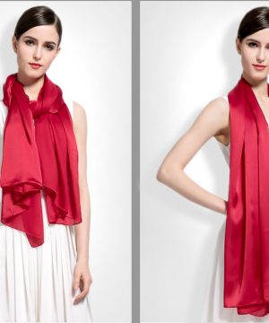 Hodvábny šál zo 100% hodvábu vo viac farbách 180 x 90 cm