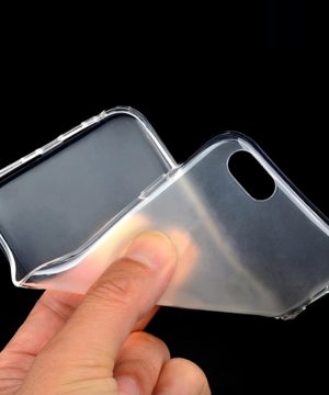 Kvalitný transparentný silikónový obal na iPhone 6/6S - les