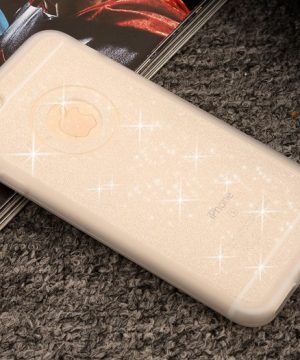 Kvalitný silikónový obal na iPhone 6plus/6Splus - white pearl
