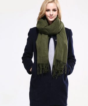 Teplý bavlnený šál v rôznych farbách 190 cm x 70 cm
