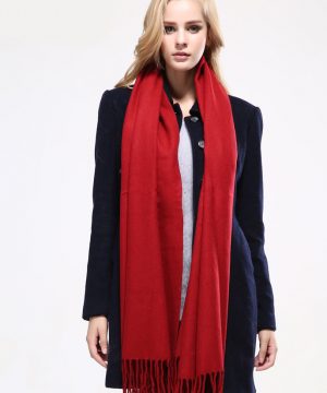 Teplý bavlnený šál v rôznych farbách 190 cm x 70 cm