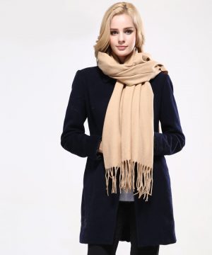 Teplý bavlnený šál v rôznych farbách 190 cm x 70 cm
