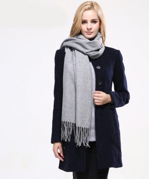 Teplý bavlnený šál v rôznych farbách 190 cm x 70 cm