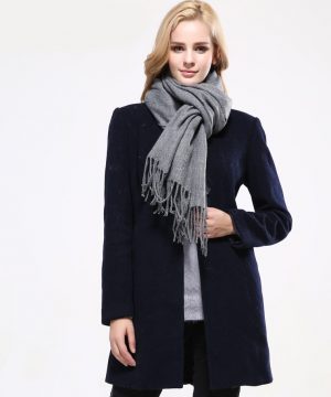 Teplý bavlnený šál v rôznych farbách 190 cm x 70 cm