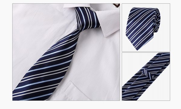 Luxusný kravatový set B- kravata + vreckovka + manžety + spona
