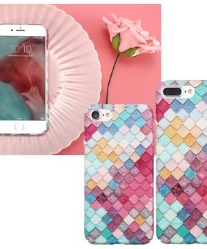 Farebný obal z tvrdeného plastu na iPhone s jemnou štruktúrou