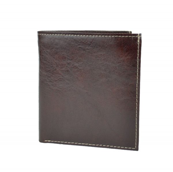 Luxusná kožená peňaženka s bohatou výbavou č.8334 v hnedej farbe