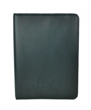 Luxusná elegantná kožená spisovka č.8673 v čiernej farbe