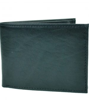 Luxusná elegantná peňaženka z pravej kože č.8552 v čiernej farbe