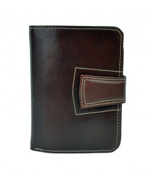 Luxusná kožená elegantná peňaženka č.8464 v hnedej farbe