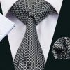 Elegantná kravatová sada Bary - kravata + manžety + vreckovka , č.7