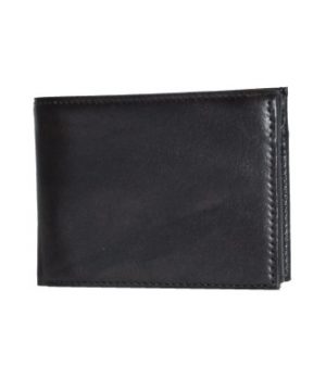 Luxusná moderná kožená peňaženka č.8553 v čiernej farbe