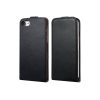Luxusné púzdro zo syntetickej kože pre iPhone 7 Plus v čiernej farbe