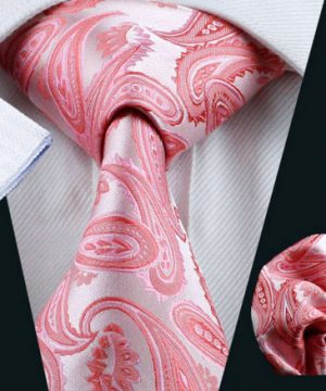 Luxusná kravatová sada Bary - kravata + manžety + vreckovka , č.11