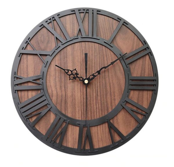 Unikátne drevené nástenné hodiny