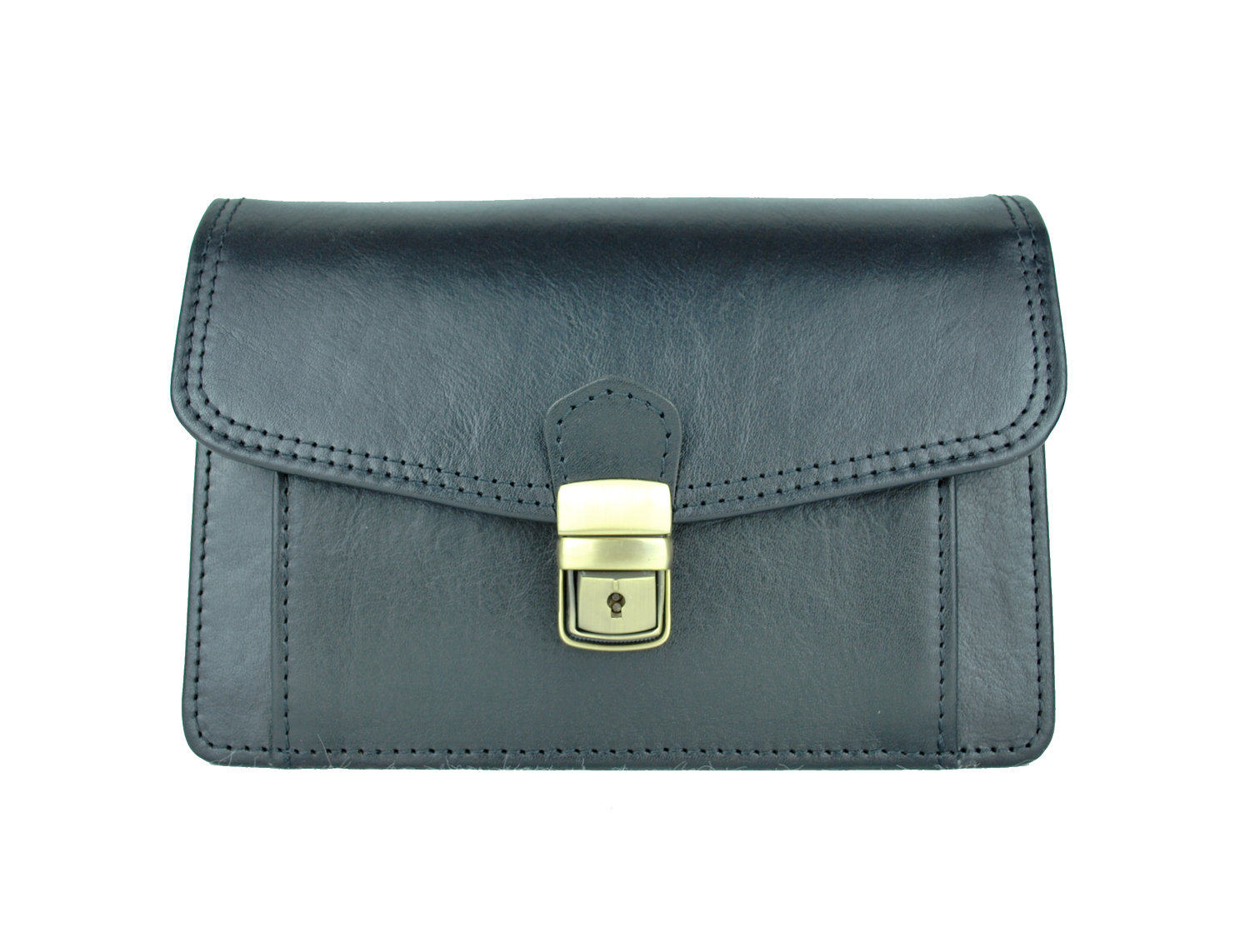 Luxusná kožená etua č.7883, viacúčelové púzdro v čiernej farbe – Obrázok 5