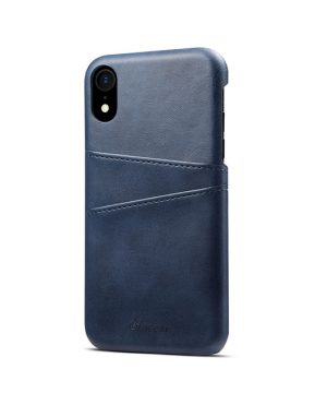 Modrý kožený kryt na iPhone XS, iPhone XR a iPhone XS MAX
