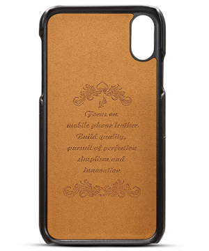 Tmavo sivý kožený kryt na iPhone XS, iPhone XR a iPhone XS MAX