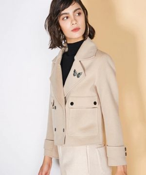 Luxusná brošňa na šaty v tvare čierneho motýľa zo smaltu