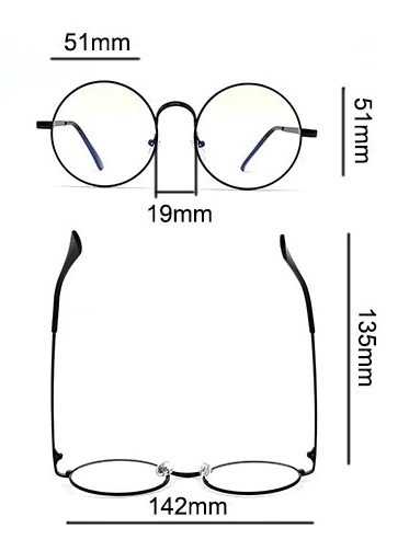 Kvalitné retro okuliare na prácu s počítačom so zlatým rámikom