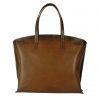 Luxusná kožená kabelka veľká na plece SHOPPER BAG, ručne farbená