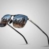Luxusné pánske polarizované slnečné okuliare so sivým rámikom