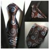 Spoločenská kravata a vreckovka - sada s luxusným vzorom