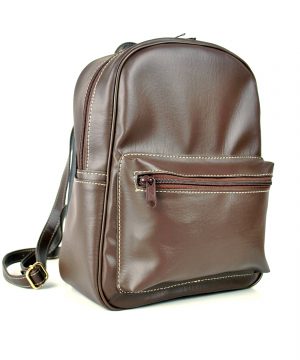 Luxusný praktický ruksak 8672k v hnedej farbe