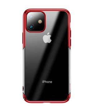 Ochranný tvrdý obal pre iPhone 11 v lesklej červenej farbe.