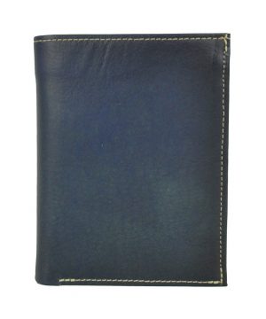 Luxusná kožená peňaženka č.8560 v tmavo modrej farbe