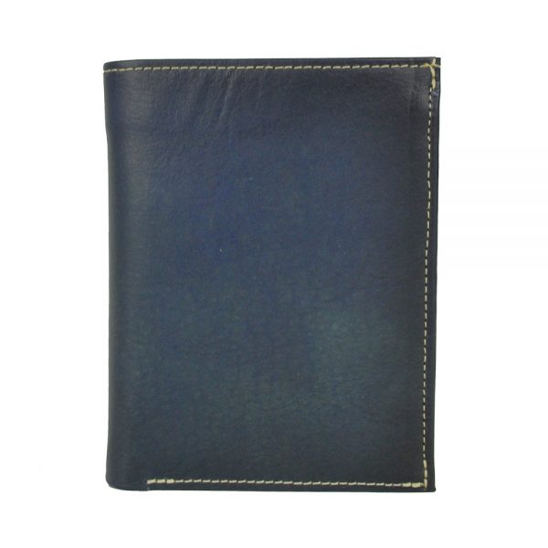 Luxusná kožená peňaženka č.8560 v tmavo modrej farbe