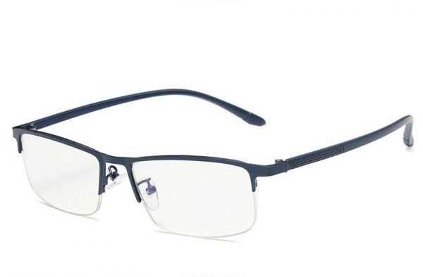 Luxusné moderné okuliare s filtrom na prácu na PC s modrým rámikom