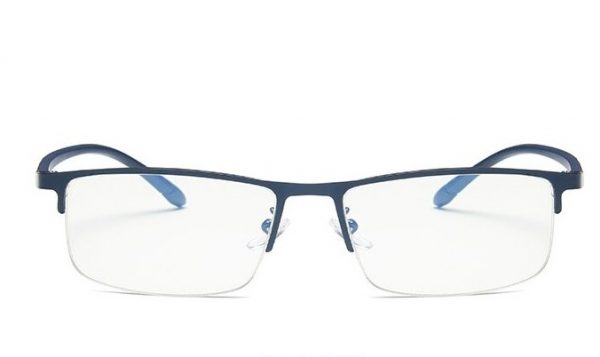 Luxusné moderné okuliare s filtrom na prácu na PC s modrým rámikom