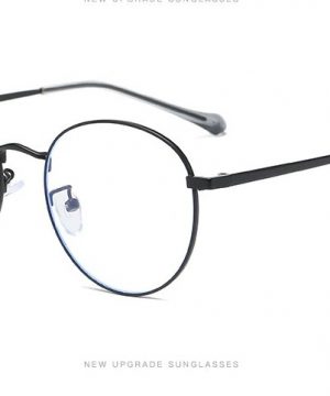 Luxusné retro okuliare na prácu s PC s čiernym rámikom