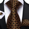 Luxusný kravatový set s prepracovaným vzorom - viazanka + gombíky + vreckovka