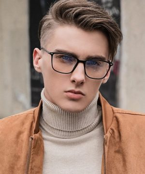 Štýlové okuliare s ochranným filtrom na prácu s počítačom