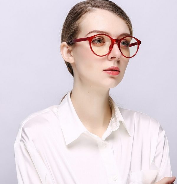 Štýlové retro okuliare s filtrom na prácu pri počítači