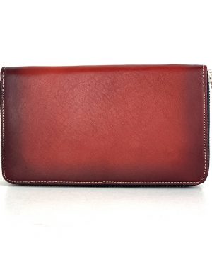 Luxusná dámska nákupná kožená peňaženka č.8606 ručne tieňovaná