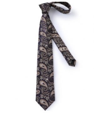 Luxusný set - kravata, manžety a vreckovka s luxusným vzorom