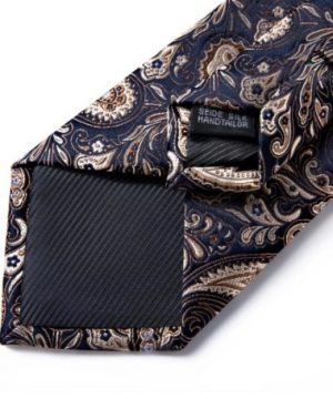 Luxusný set - kravata, manžety a vreckovka s luxusným vzorom