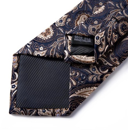 Luxusný set - kravata, manžety a vreckovka s luxusným vzorom